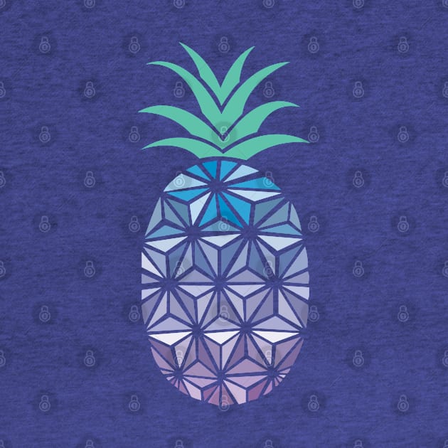 Spaceship Pineapple by WereAllMadBoutique